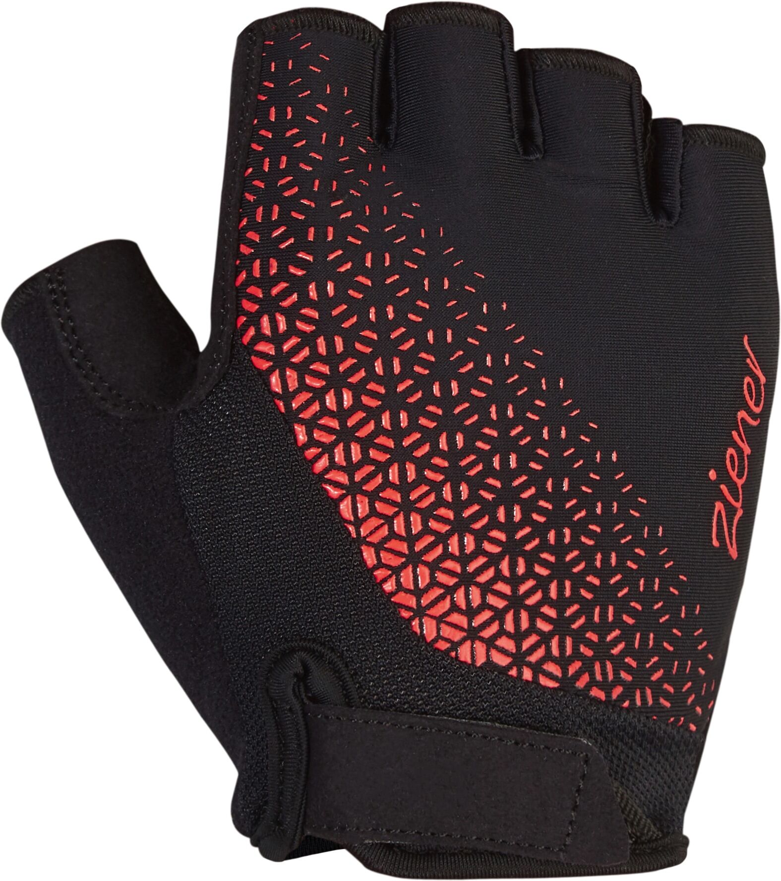 Fahrradhandschuhe ZIENER "CADJA-Z", Damen, Gr. 6, schwarz (signal peach), Materialmix, Handschuhe Fahrradhandschuhe signal peach 6
