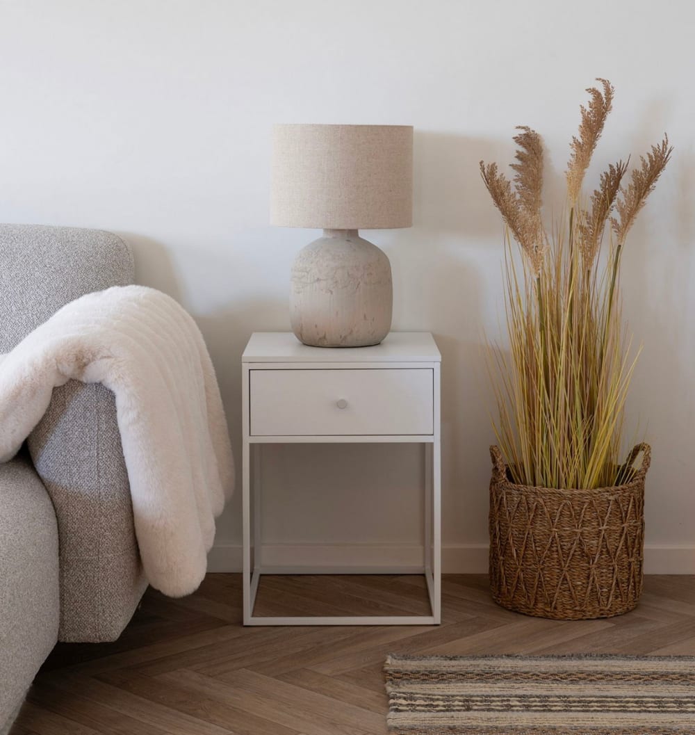 House Nordic Lámpara de sobremesa efecto piedra natural