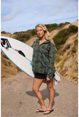 O'Neill s Trvlr Quinn Jacket in Dark Olive, Size Medium, Polyester