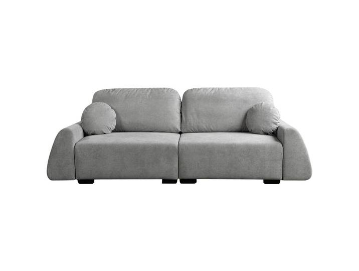 Livetastic Schlafsofa Almi, Grau, Holz, Kunststoff, Kiefer, 2-Sitzer, Füllung: Schaumstoff, 260x100x80 cm, Made in EU, Liegefunktion, Wohnzimmer, Sofas & Couches, Schlafsofas, Schlafsofas mit Bettkasten