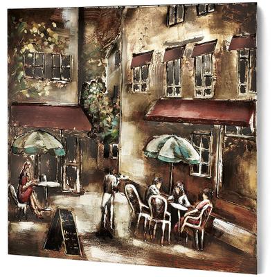 Metallbild LOCKER "37085-20", bunt (farbe bild(er): bunt), B:90cm H:90cm T:3cm, Metall, Bilder