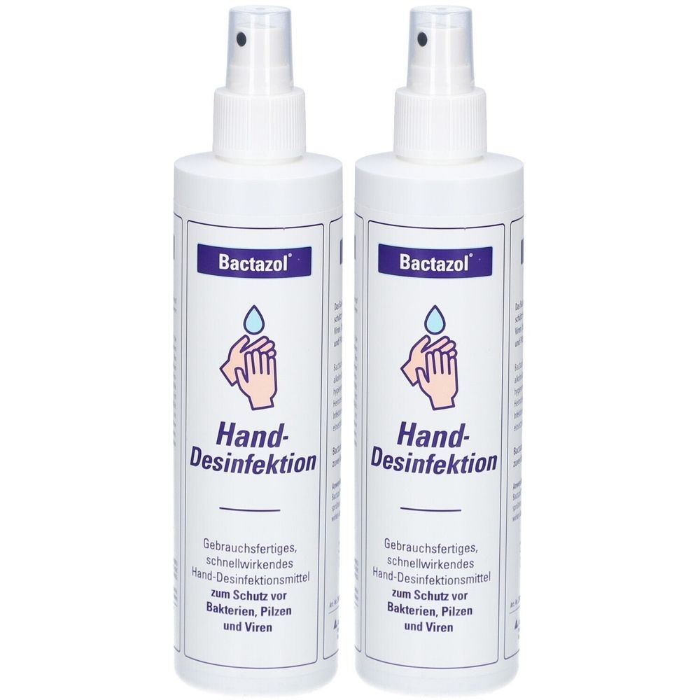 Bactazol Handdesinfektion x2 2x250 ml Flüssigkeit