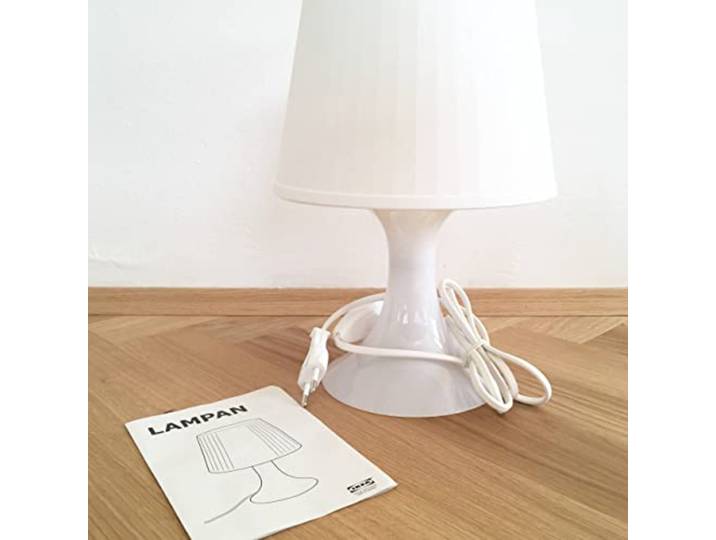 IKEA 4054673224566 LAMPAN Lampe de table\, couleur blanc\, Plastique