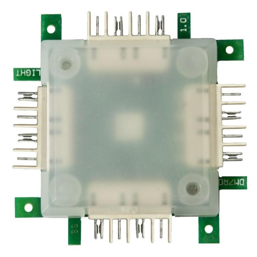 Allnet Brick"R"knowledge LED RGB light Brick transparent 10er Pack (ALL-BRICK-0672)
