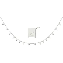 IB Laursen Tasche mit Fahnengirlande 15 Fahnen, 400 x 14 x 17 cm