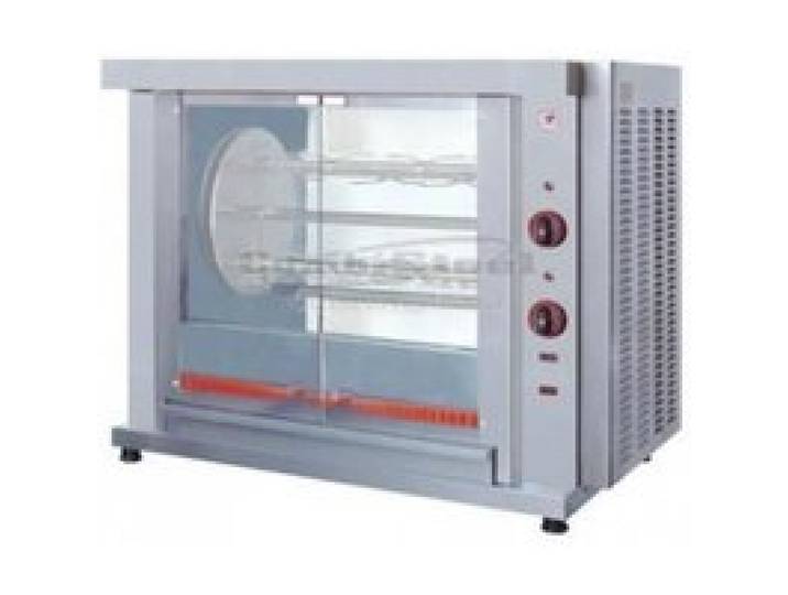 Rôtissoire Professionnelle Electrique - COMBISTEEL - 3 broches - 5400 Watt - Gris