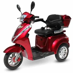 ECO ENGEL 501, Senioren- / Elektromobil, 25 km/h mit 20 Ah Li-Io Akku herausnehmbar, Rot