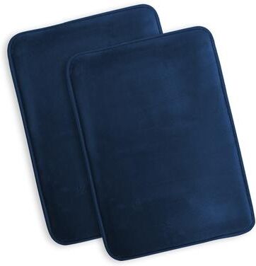 Empyrean Ultra Soft Plush Bathroom Rug - Non-Slip, Velvet, Memory Foam Bath Mat - Set of 2