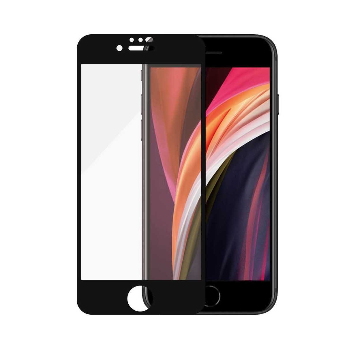 PanzerGlass Smartphone screenprotector voor Apple iPhone 6/6s/7/8/SE (2020) Zwart