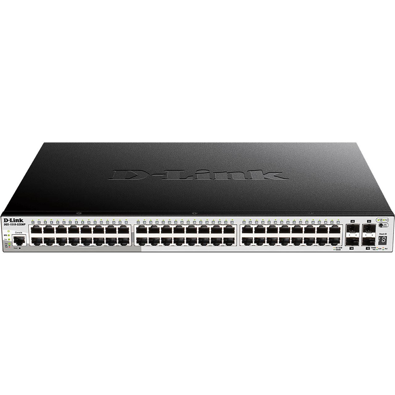 D-Link Switch 48G 4SFP+ PoE+ 370W 48x10/100/1000 4xSFP+ L3 PoE