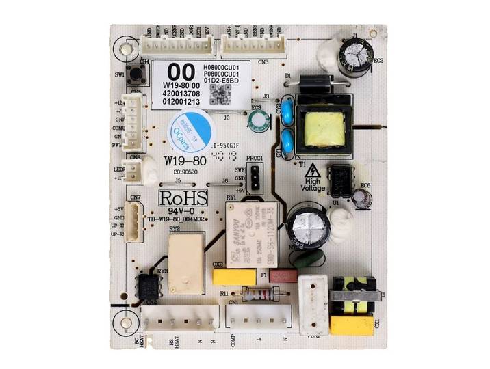 Carte mère de réfrigérateur, carte de commande PCB, numéro de modèle W19-80 00, 420013708, d'origine