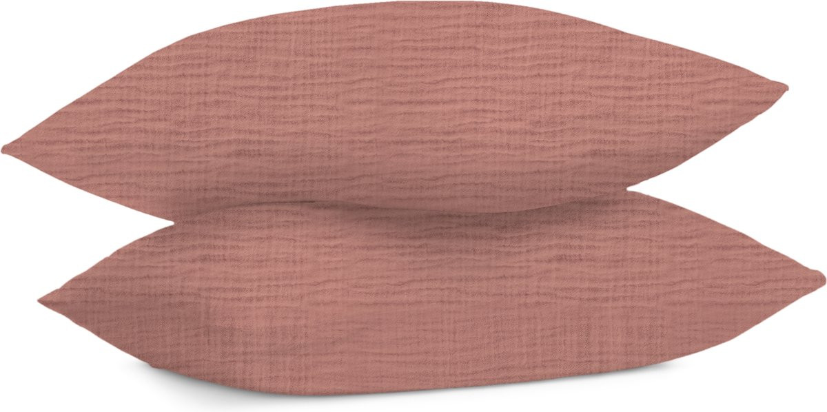 Dreamers Den Mousseline kussensloop Brique 60x70 cm