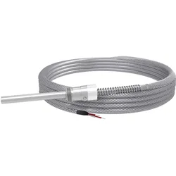 Emko, Messleitung, Temperatursensor Pt100 Widerstandsthermometer bis 400°C Fühlerlänge 100 mm