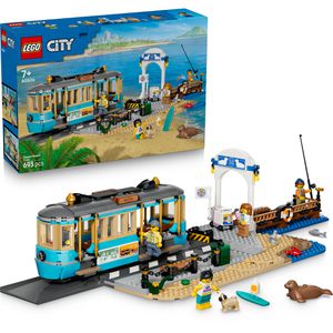 LEGO City 60506 Klassische Strandstraßenbahn, ab 7 Jahre, 693 Teile