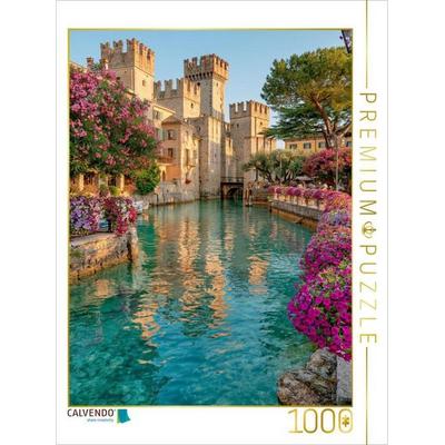 CALVENDO Puzzle Sirmione - Romantik und Geschichte am Gardasee | 1000 Teile Lege-Größe 64x48cm Foto-Puzzle für glückliche Stunden