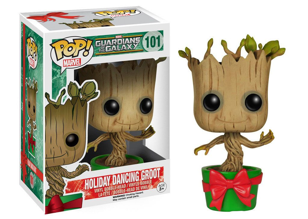 Funko Pop! Groot in feestkleding dansend - Guardians of the Galaxy vinyl figuur