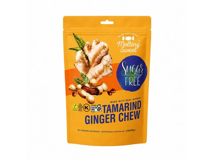 MELTING SWEET Bonbons tendres tamarin et gingembre (sans Sucre) 105 g
