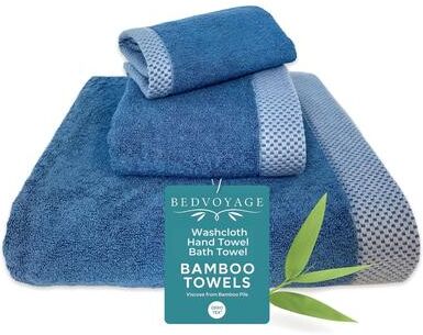 BedVoyage Plush viscose from Bamboo Towel Set 3pc