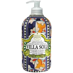 Nesti Dante, Handseife, Liquid Soap Villa Sole Sicilian Pistachio and Salted Caramel (Flüssigseife, 500 ml)