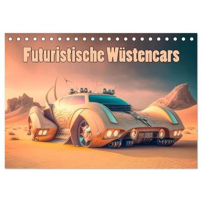 Futuristische Wüstencars (Tischkalender 2027 DIN A5 quer), CALVENDO Monatskalender