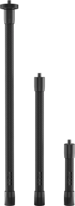 GoPro Set Verlängerungsstangen aus Carbon (Carbon Fiber Extension Set), 3 Stk