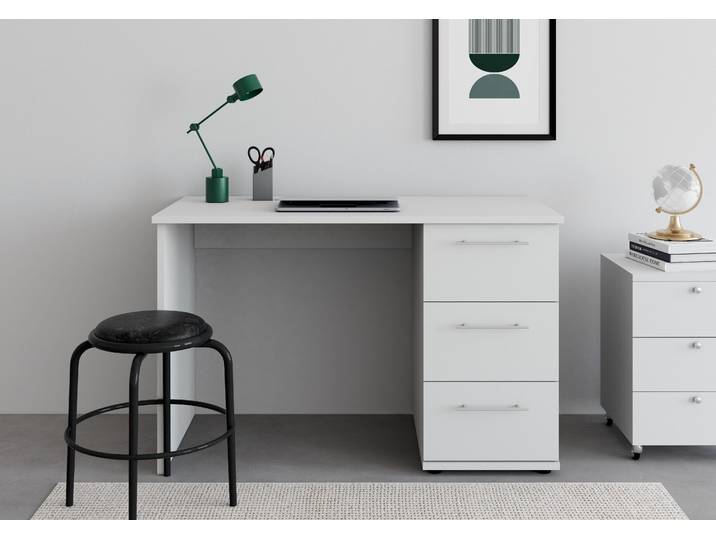 VOGL Möbelfabrik Tobi, mit 3 Schubkästen optional mit Tastaturauszug, Breite 115 cm