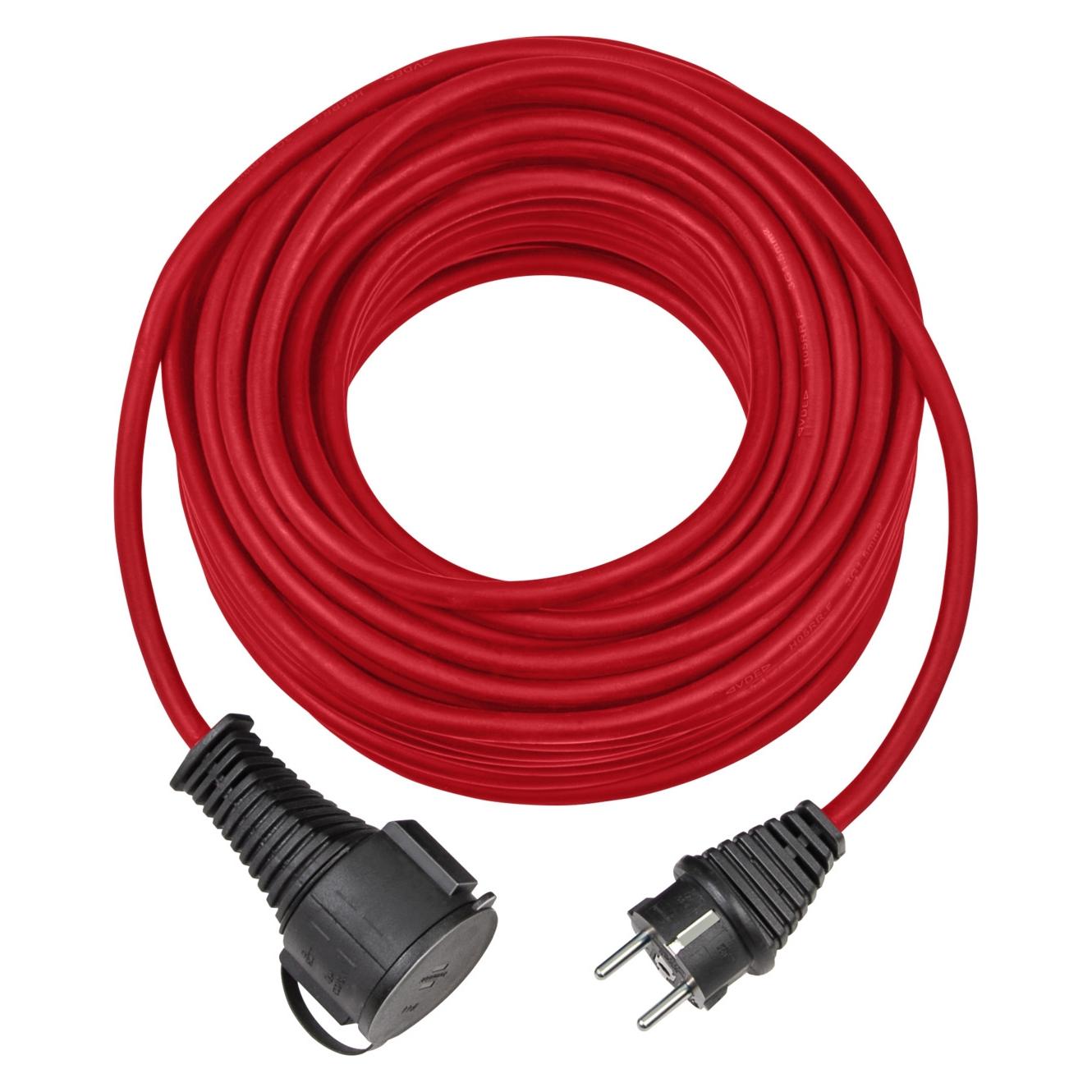 Brennenstuhl 1161860 Strom Verlängerungskabel Rot 25 m H05RR-F 3G 1,5 mm² (25 m) (1161860)