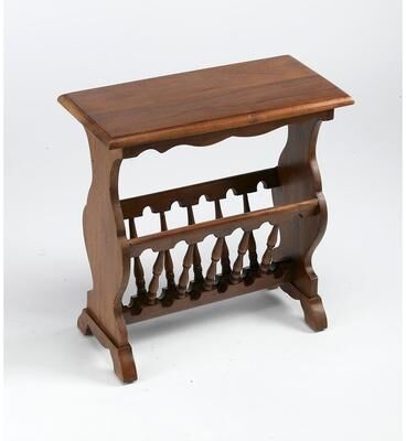 Orchard Creek Designs Fairburn Wooden Magazine Rack, Mahogany