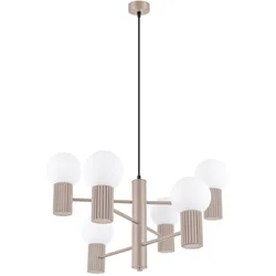 Sollux Kronleuchter HALO 6 taupe
