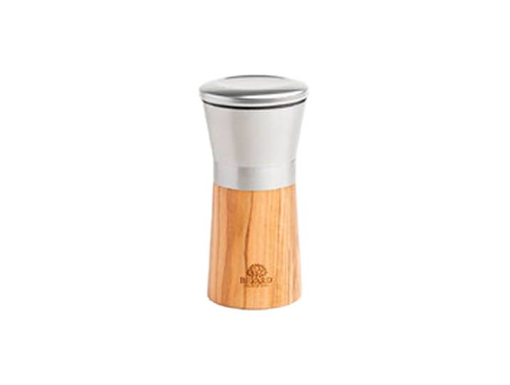 Premium Pfeffermühle „Racine“ aus Olivenholz & Edelstahl Natural, Silber BÉRARD