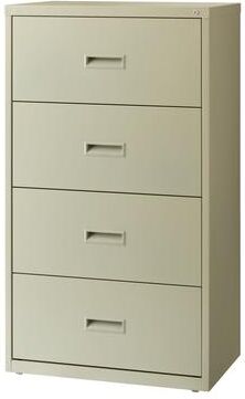 Hirsh HL1000 Series 30-inch Wide 4-drawer Commercial Lateral File Cabinet