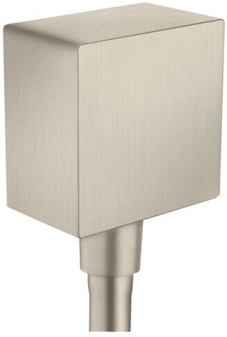 Hansgrohe Axor Schlauchanschluss 36732820 eckig, mit Rückflussverhinderer, brushed nickel