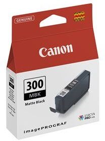 Canon pfi-300 mbk matte black ink tank for imageprograf pro-300