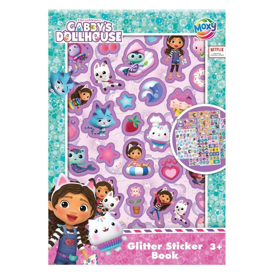 Grafix Gabbys Puppenhaus A5 Glitzersticker Set 8 Stück (8 Sticker) (TT420670)