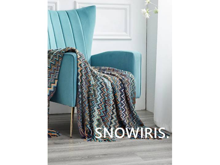 Couverture de sieste de bureau bohème avec glands, serviettes de chevet B & B, couverture tricotée pour climatisation, serviettes de canapé, artisanat décoratif pour la maison