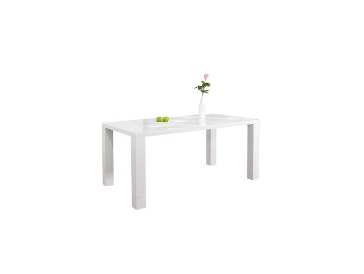 Esstisch 200 x 100 cm weiß