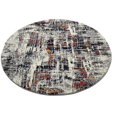 Teppich OCI DIE TEPPICHMARKE "HIGH & LOW SIX", bunt (multi), H:20mm Ø:120cm, Polypropylen, Teppiche, Teppich, Hochflor, Langflor, 3D Hochtief-Optik, Wohnzimmer