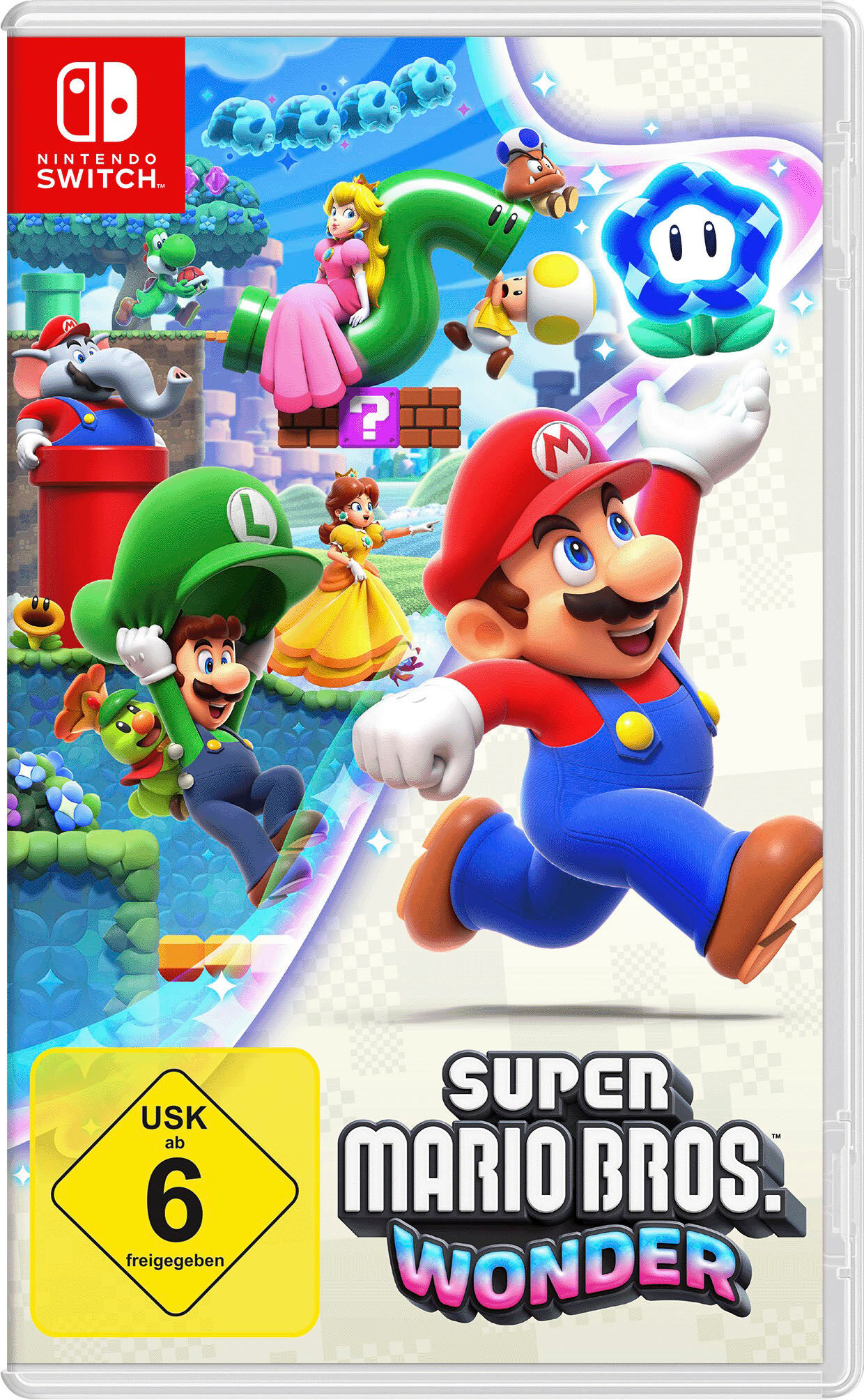 SWITCH Spielesoftware "Super Mario Bros. Wonder", bunt (weiß, neutral), Nintendo Switch, Spielesoftware, Spielesoftware