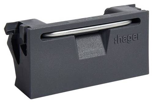 VLAE047011 Elektro-Sockelleisten-Zubehör Versorgungseinheit Eisen-Grau 1St.