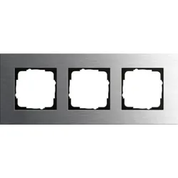 Gira Abdeckrahmen 3-fach edelstahl 0213219