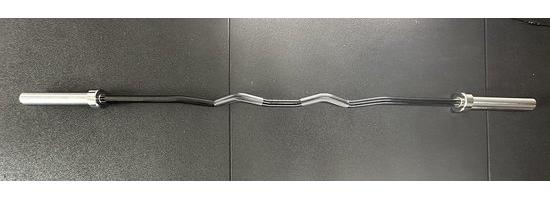 SnelShoppen - UF-Curl Rackable Langhantel, 50 mm | Langhantel für Krafttraining | Vielgriffig für Trizeps, Bizeps und Arme | Tragfähigkeit: 350 kg |