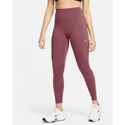 NIKE One High-Waist Leggings Damen 654 - pink smoke/white XXL