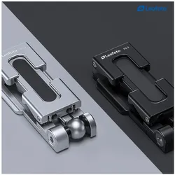 Leofoto PS-3 Telefon- und Tablet-Halter (Stativ Smartphone Halterung), Stativ Zubehör, Schwarz