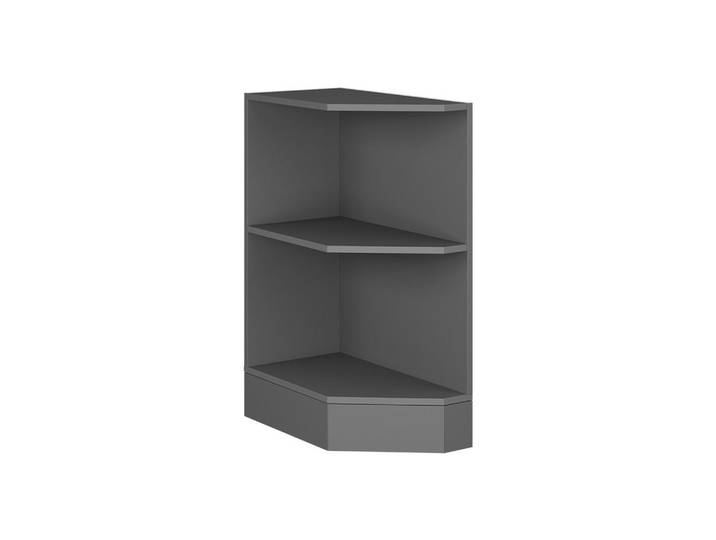 Vicco Küchenregal R-Line, Anthrazit/Anthrazit, 30 cm mit 2 Fächern, Anthrazit, Anthrazit, Holzwerkstoff, 1 Fächer, Rechteckig, 30x81.6x55 cm, Küchen, Küchenmöbel