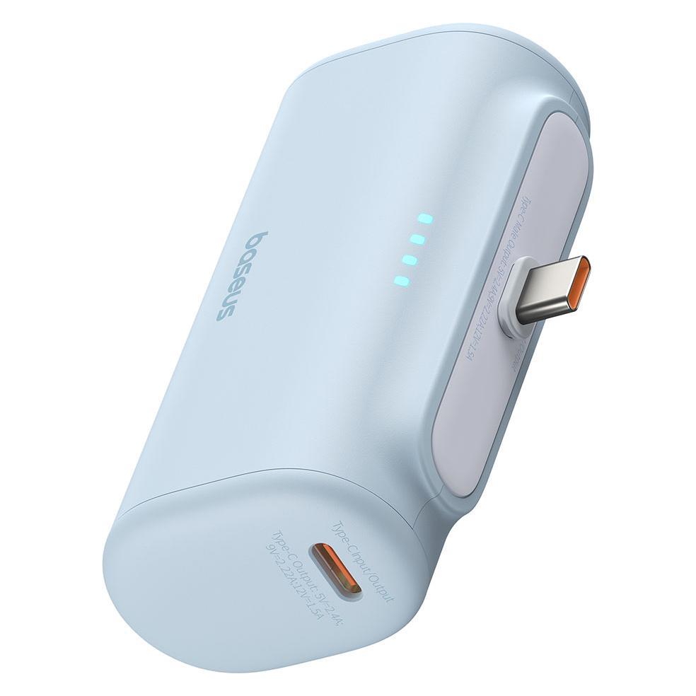 Baseus Powerbank Compact USB-C 5000mAh, 20W (blau) (5000 mAh, 20 W, 18 Wh) (P10068306313-00)