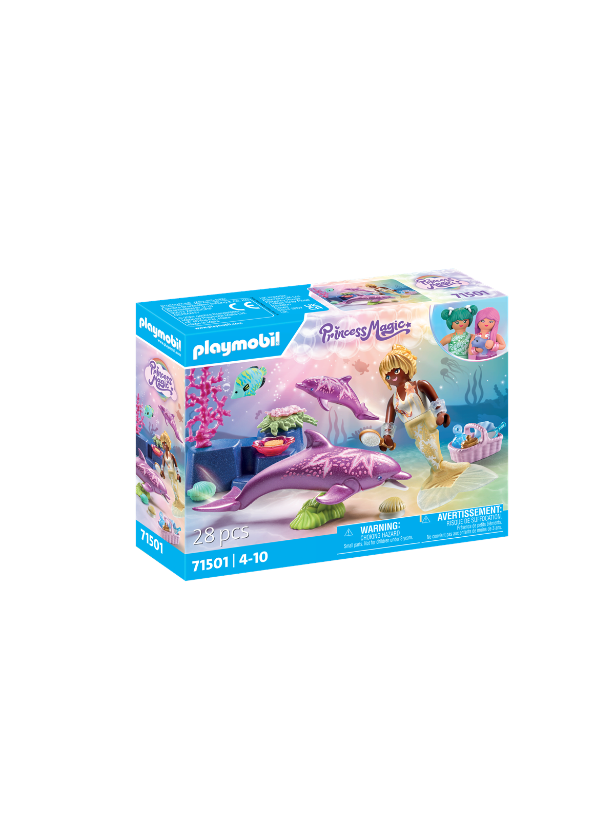 Playmobil Fantasie & Magie - Meerjungfrau mit Delfinen