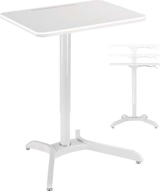 VDD Verstelbaar Zit- en Sta Bureau met Werkblad Breedte: 71 cm, Diepte: 50 cm