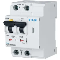 Eaton 187287 Brandschutzschalter, 2p, C, 32 A, 30 mA, Typ F AFDD-32/2/C/003-F