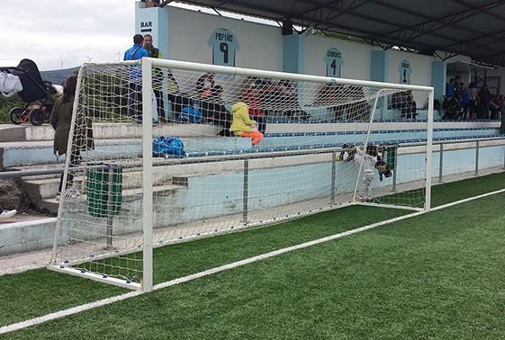 Tore Fußball 11 Metallics Übertragbare Tube 100 mm Regulierungsset