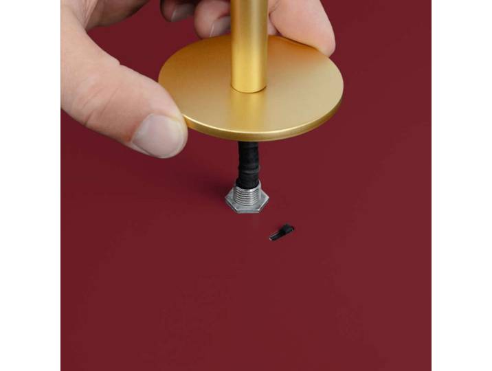 Asteria Plus Pendelleuchte Mini Ruby Red/Brass - UMAGE - Wohnzimmer - Metall